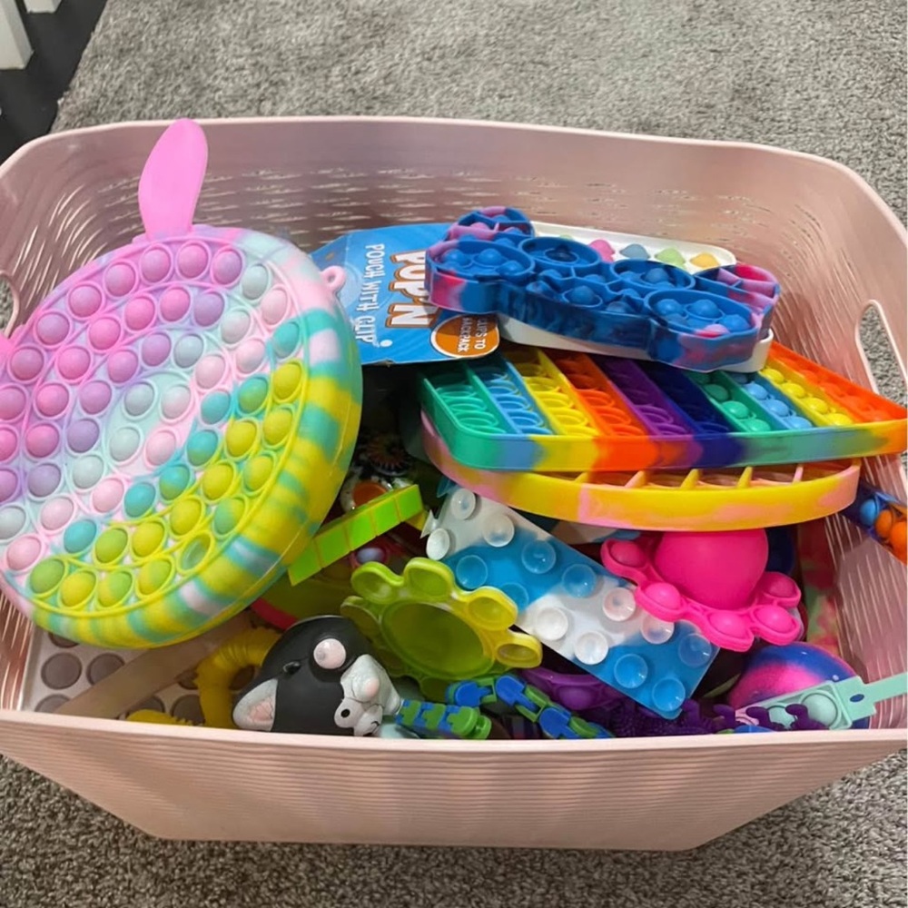 Colorful Pop It Fidget Toy Set